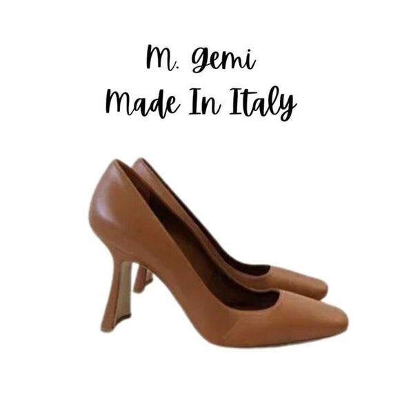 M. Gemi Marlena Heels Brown 36.5 US Size 6 Pumps Career Cocktail Evening #S3 - Picture 6 of 8